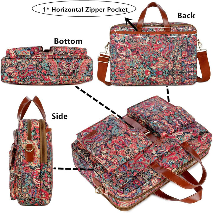 Baosha Frauen Laptoptasche 17 Zoll Aktentasche Damen Schultertaschen Arbeitstasche Businesstasche Mu