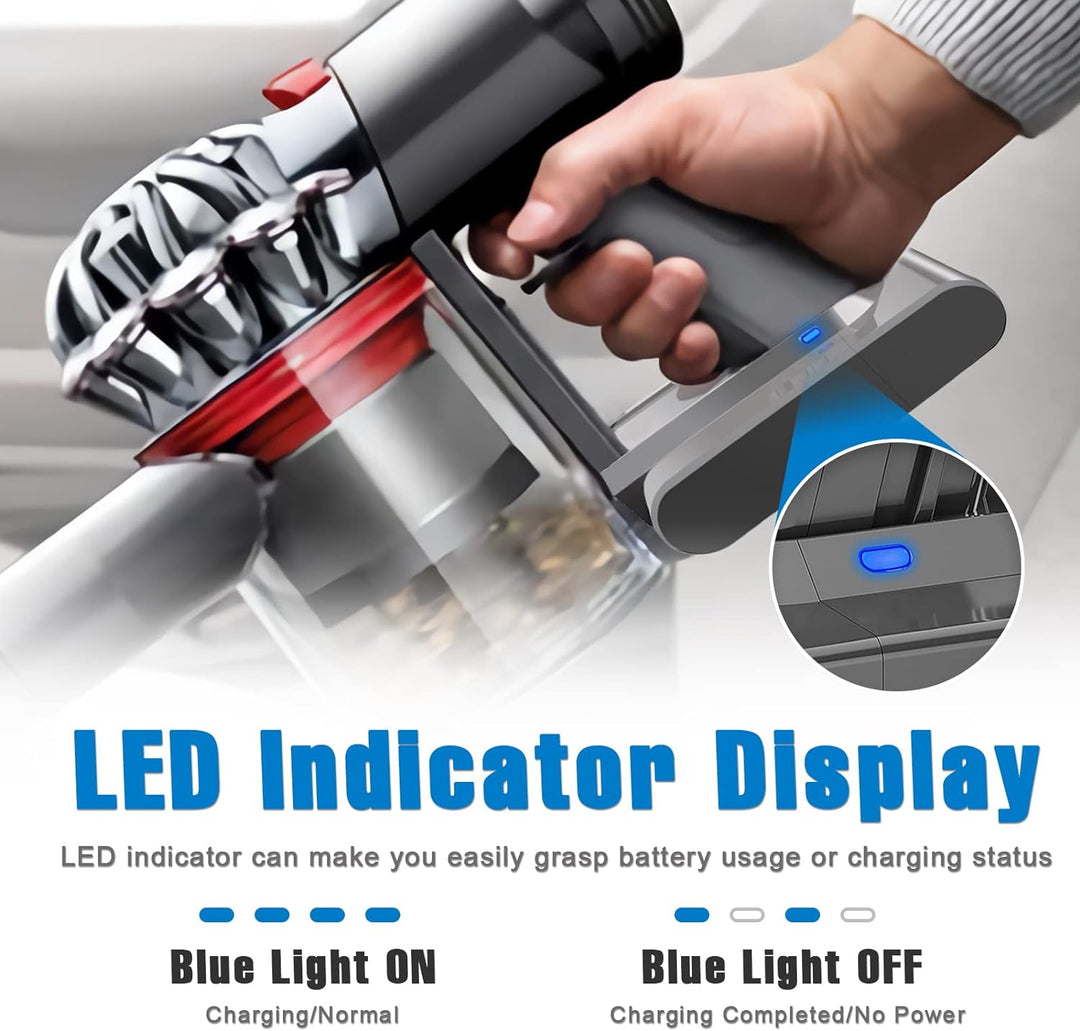 V7 Akku 4600mAh 21,6V Ersatz Akku für Dyson V7, SV11 Staubsauger, Ersatzbatterie Kompatibel mit Dyso