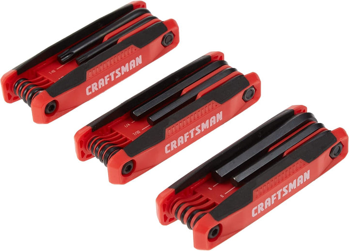 CRAFTSMAN Hex Key Set, 25-Key, 3-Pack, Folding (CMHT26004)