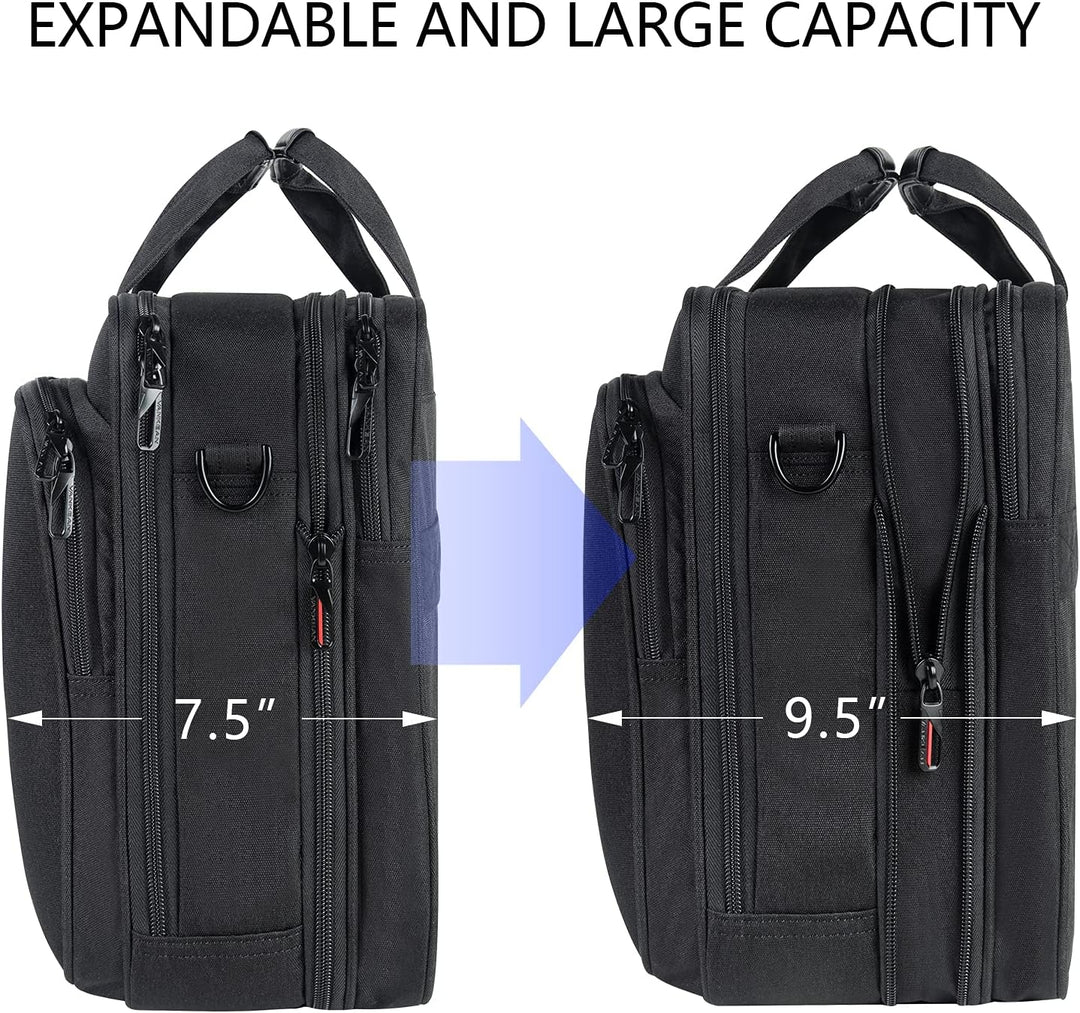 VANKEAN Laptop-Tasche Laptop-Aktentasche für bis zu 18-Zoll-Laptops XXL Wasserabweisende Gaming-Comp