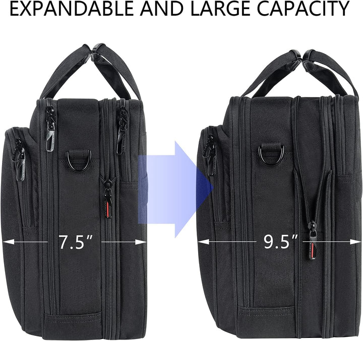 VANKEAN Laptop-Tasche Laptop-Aktentasche für bis zu 18-Zoll-Laptops XXL Wasserabweisende Gaming-Comp