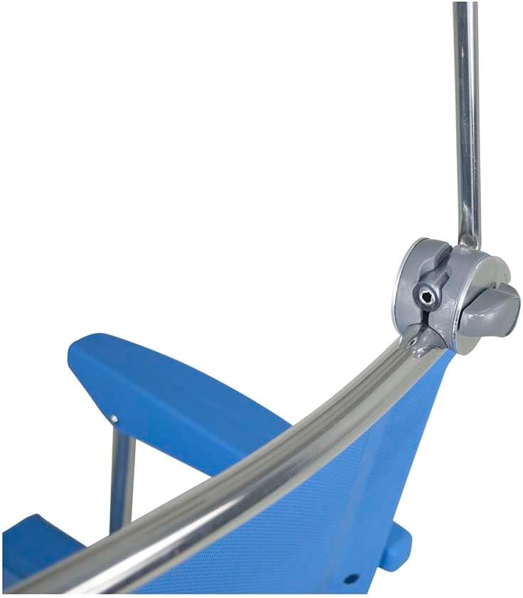 Crespo Sonnendach Campingstuhl P199 Sonnen Schirm Schutz Klappstuhl Strand Stuhl Blau, Blau
