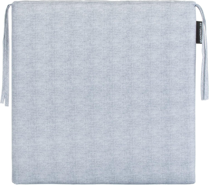 Brandsseller Sitzkissen 4er-Set ca. 40x40 cm mit Klettverschluss Stuhlauflage Sitzauflage 4 Kordelbä