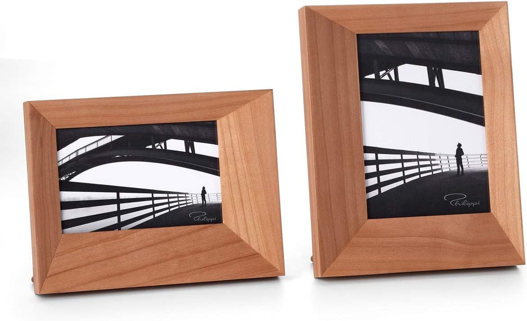 Philippi - Focus Bilderrahmen aus massivem Erlenholz - Format: 10 x 15 cm - asymetrische Aufteilung