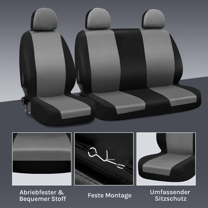 WOLTU AS7333 Auto Sitzbezüge universal Grösse, 1+2 Sitzbezug Schonbezüge aus Polyester aus Polyester