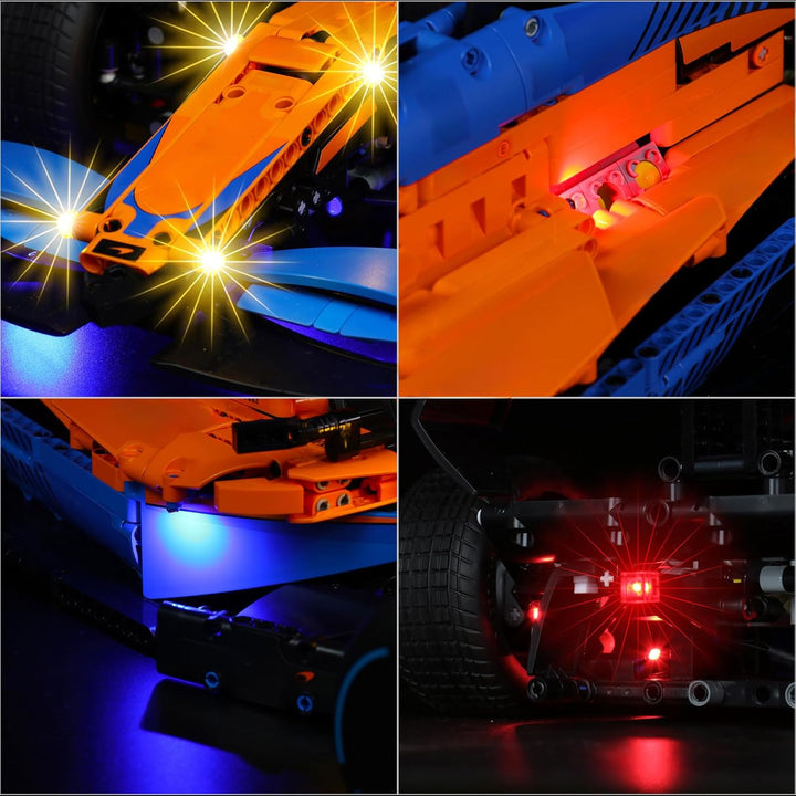 Led Licht Set für Lego McLaren F1, Led Beleuchtungs Set für Lego 42141 McLaren Formel 1 Rennwagen -