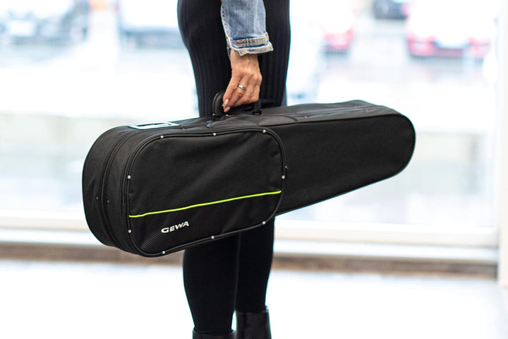 GEWA Violin Formetui Aspirante, schwarz, gepolsterte Schwebelagerung, wasserabweisend, Grösse 4/4 Fo