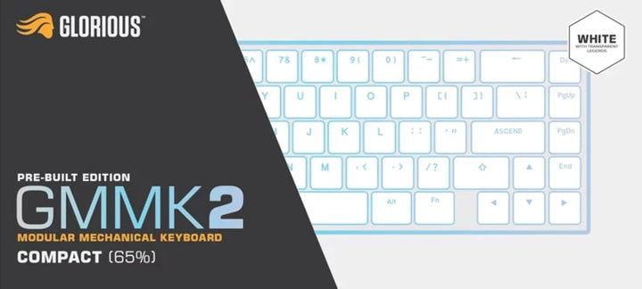 Glorious Gaming GMMK 2 Compact (65%) – Mechanisches Gaming-Keyboard, Aluminiumrahmen, anpassbar, Dou