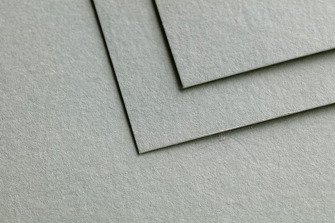 Clairefontaine 975705C - Packung mit 4 Blöcken Paint´ON Vert de gris, DIN A4, kopfseitig geleimt, 30