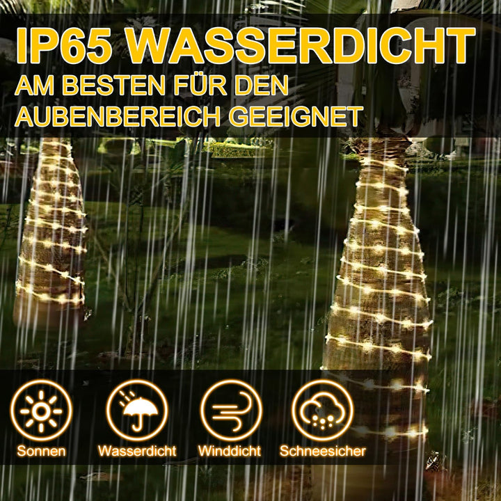 Cecaylie LED Lichterschlauch Aussen Innen, 40M 960 LEDs Warmweiss Lichtschlauch mit Timer und 8 Modi