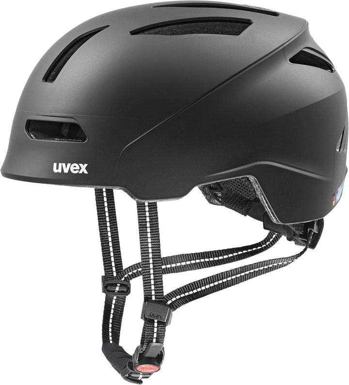 uvex urban Planet - nachhaltiger Fahrradhelm für Damen und Herren 54-58 cm Single black matt, 54-58
