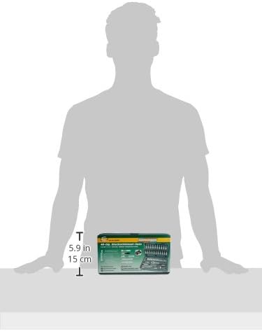 Brüder Mannesmann Werkzeug M 2040 Steckschlüsselsatz 1/4", 46-tlg Single, Single