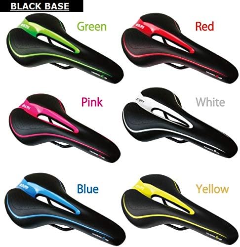 GORIX GX-C19 Bequemer Fahrradsattel mit Schiene für Mountainbike und Rennrad für Damen und Herren Bl