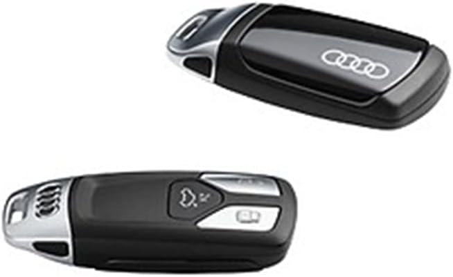 Audi 8W0071208Y9T Schlüsselblende Cover, mit Ringe Logo, nur für Schlüssel 4M0959754 8W0959754 8S095