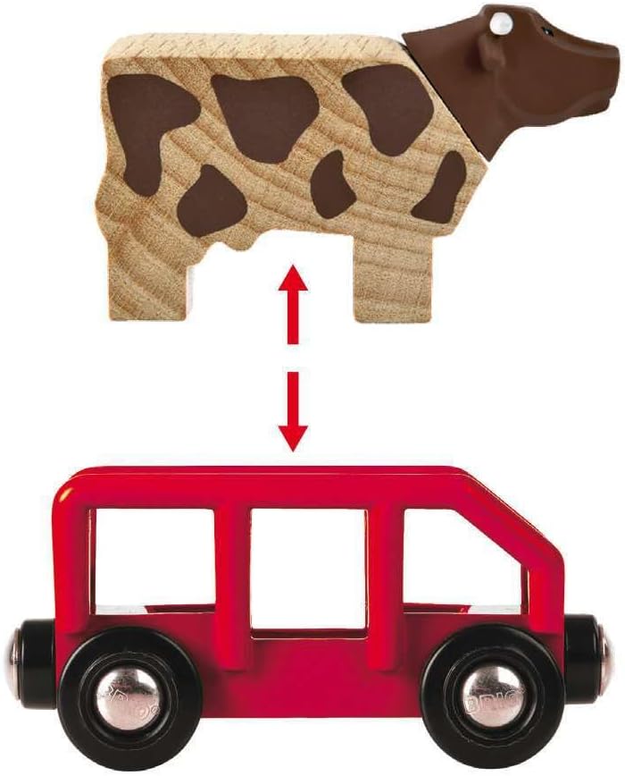 BRIO 33766 - Grosses Premium Set, Kunststoffboxen, Bauernhof Tiere Single, Single