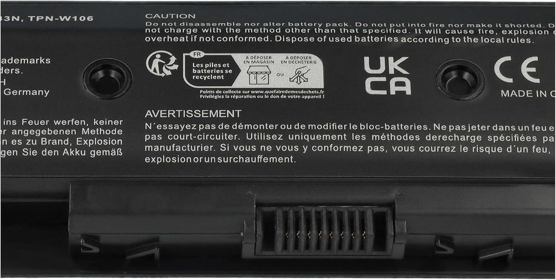 vhbw Akku 6600mAh Notebook Laptop HP Pavilion Envy dv7 dv4 dv6 m6 Ersatz für 671567-421 671567-831 6