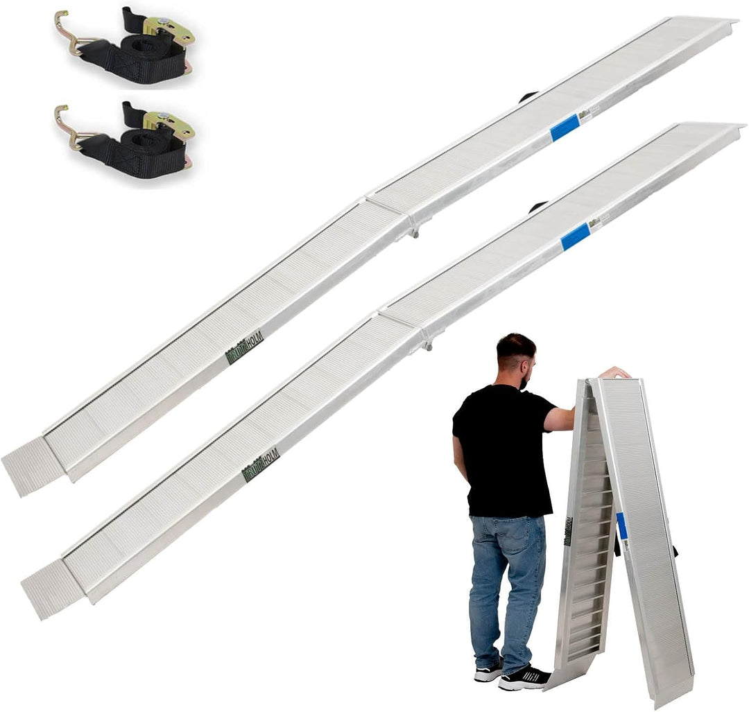 2X TRUTZHOLM Alu Auffahrrampe Eventrampe Verladerampe Rampe Klappbar extra lang 3,05 m 900 kg Tragkr