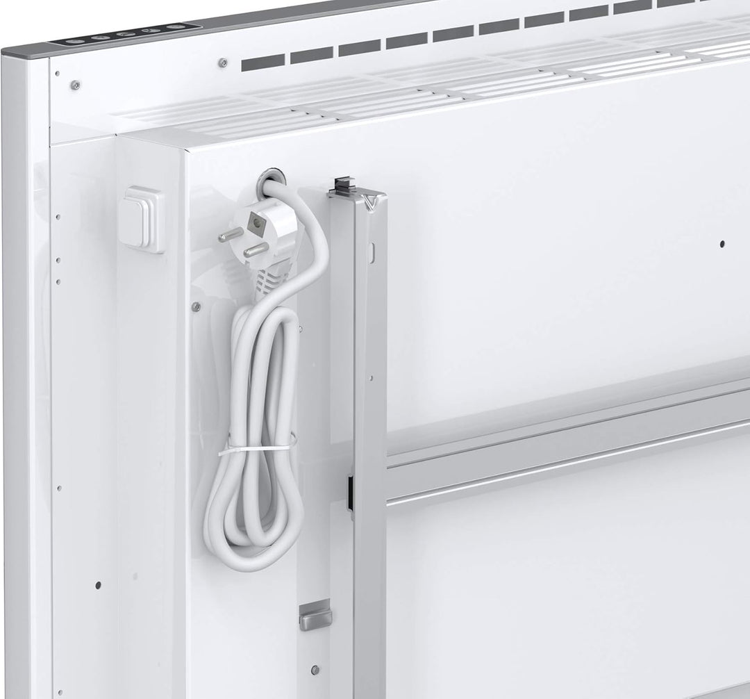 AEG Duo Wandkonvektor DKE 100, Elektroheizung energiesparend, 1000 W für ca. 12 m², LCD Display, Woc