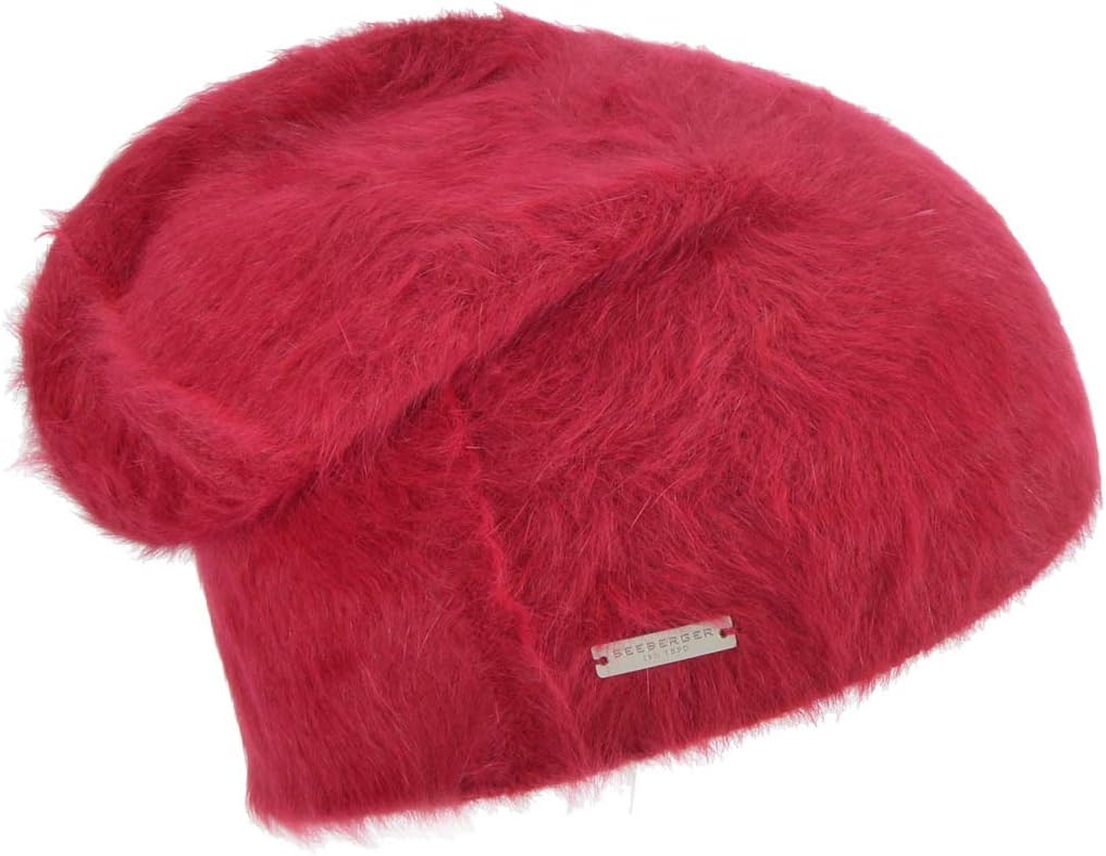 Seeberger Angora Beanie Angoramütze Wintermütze Oversize Mütze Damenmütze Wintermütze Beanie Long Be