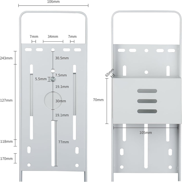 BRIAN & DANY Staubsaugerhalter, Ständer für Dyson V15 V12 V11 V10 V8 V7 V6, Halterung für Dyson Akku