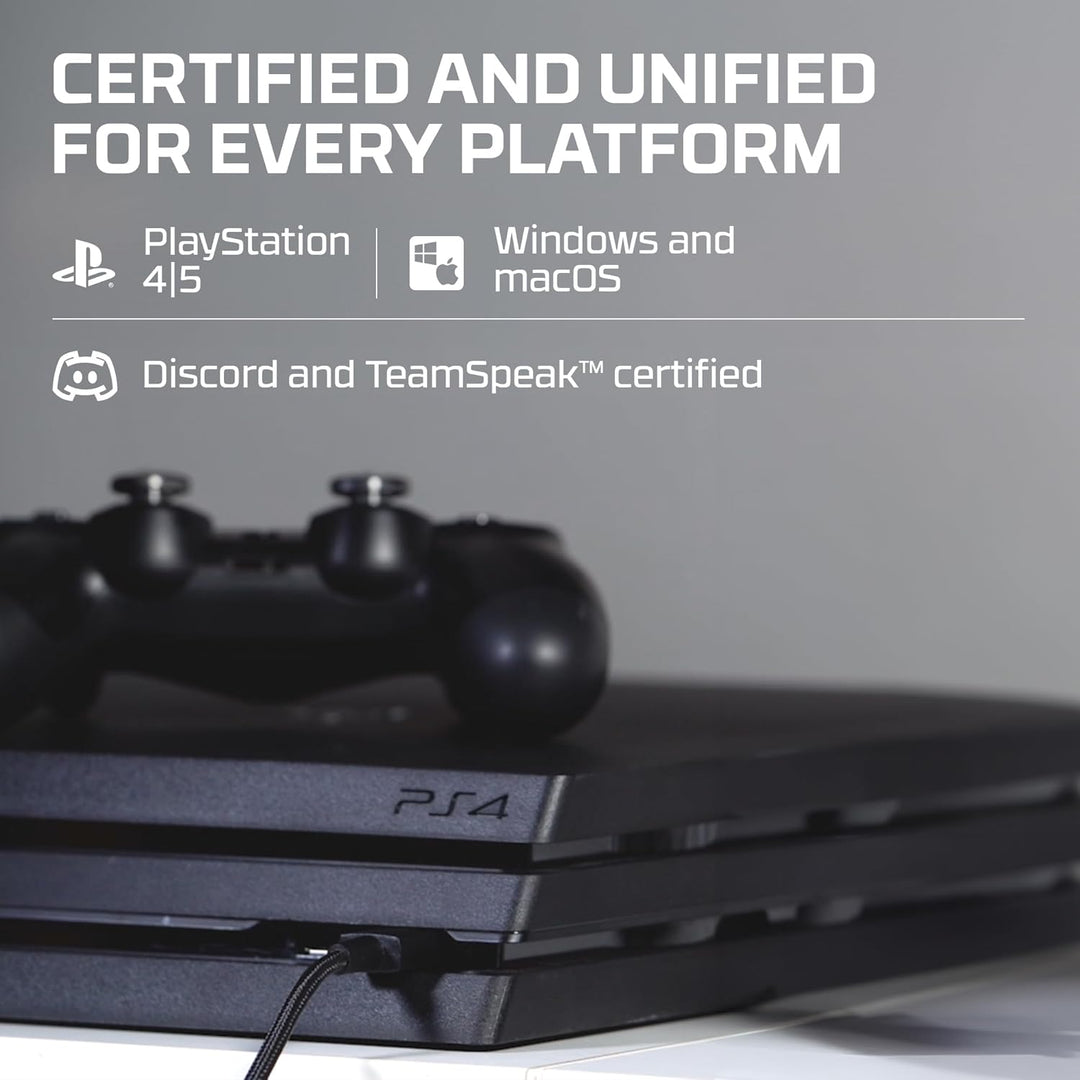 HyperX QuadCast – Standalone USB Mikrofon mit umfangreichen Funktionen für Streamer Gamer, Schwarz Q