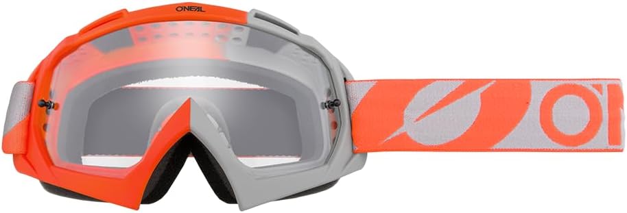 O'NEAL Unisex B-10 Goggle Sonnenbrille Einheitsgrösse Orange Grau Clear, Einheitsgrösse Orange Grau