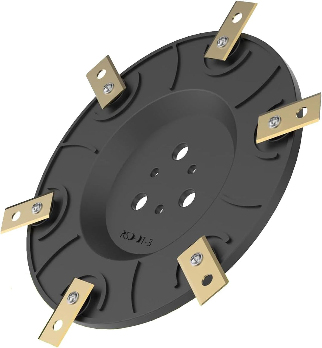 Evenlinkics mähroboter zubehör-6 Rasen Rakel mähroboter messerteller,Kompatibel mit Worx S&M(bis BJ