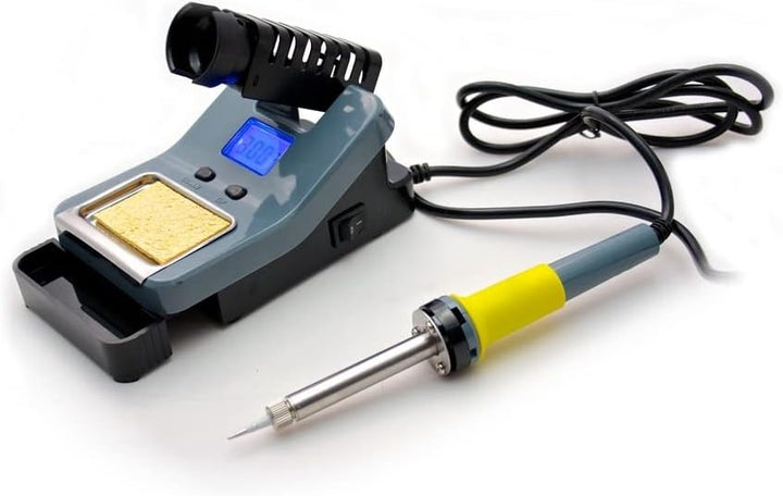 edi-tronic Digitale Regelbare Lötstation ZD-8906L 160-520°C 48W Lötkolben Lötkolbenablage Lötschwamm