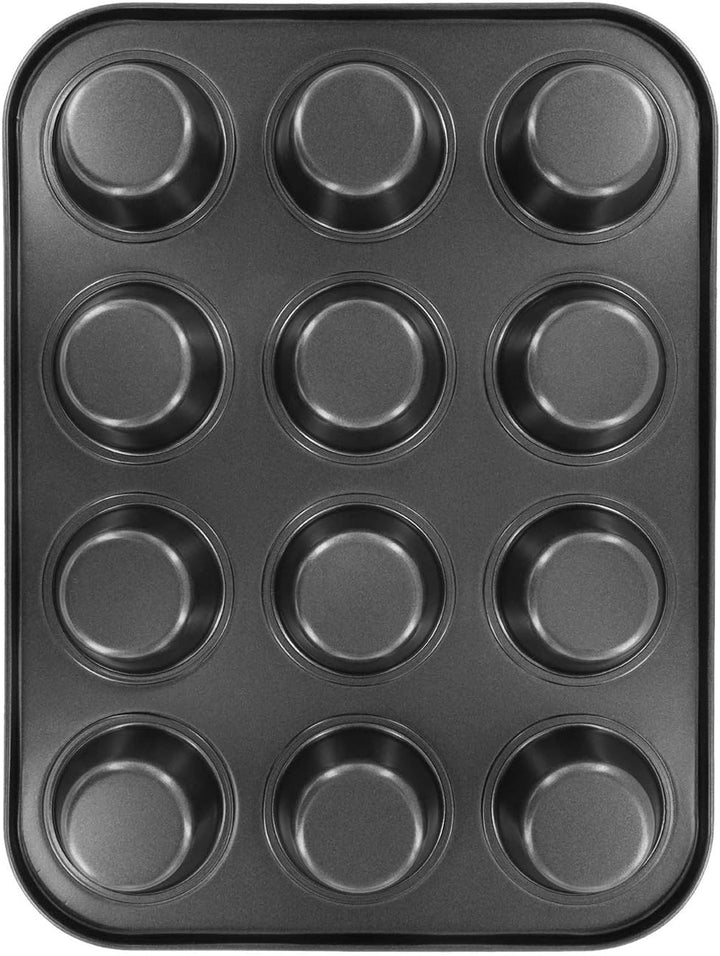 Westmark Muffinbackform, Für 12 Muffins, Antihaftbeschichtung, kaltgewalzter Stahl, Back Meister, An
