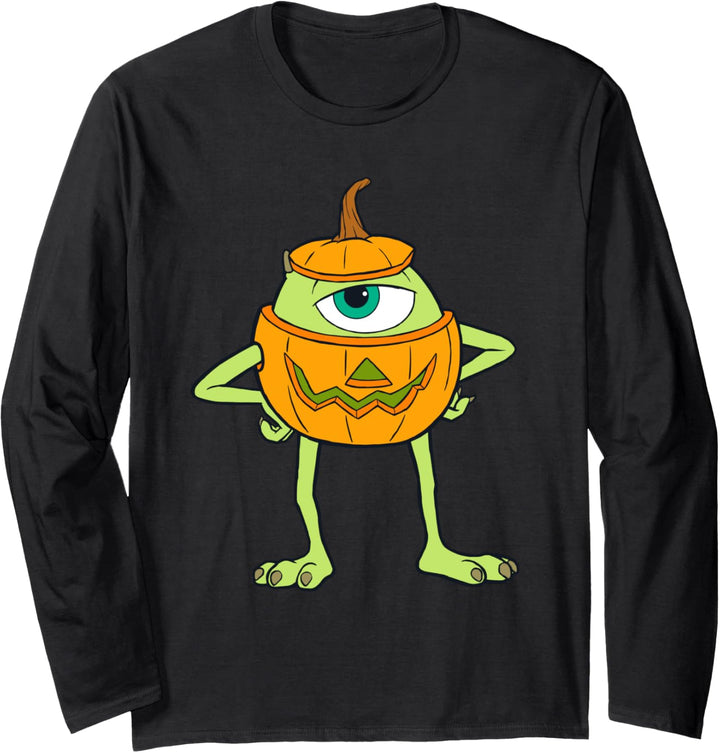 Disney and Pixar's Monsters, Inc. Mike Pumpkin Halloween Langarmshirt