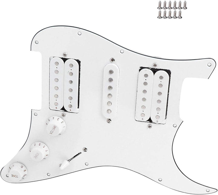 Gitarren Schlagbrett, Prewired Schlagbrett Loaded Pickguard mit Humbucker Tonabnehmer Set für Ersatz