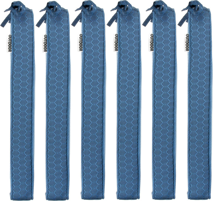 Brandsseller Outdoor Garten Sitzkissen Auflagen Kissen mit Paspel - Waben-Optik - Schmutz- und Wasse