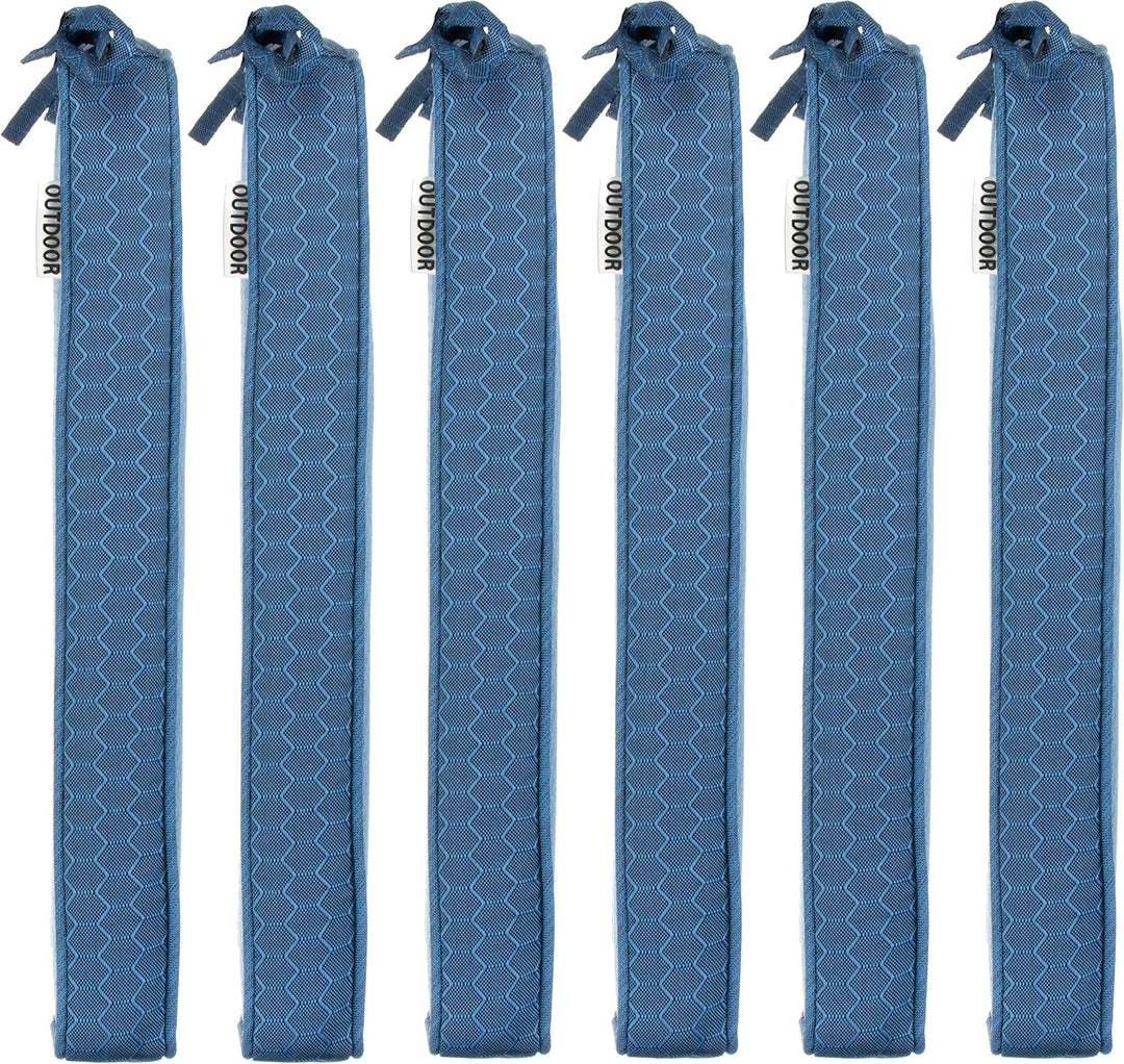 Brandsseller Outdoor Garten Sitzkissen Auflagen Kissen mit Paspel - Waben-Optik - Schmutz- und Wasse