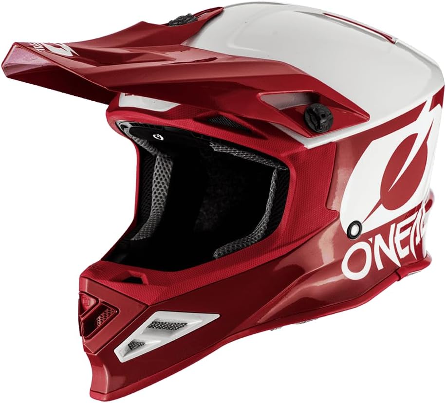 O'NEAL | Motocross-Helm | MX Enduro Motorrad | Innovative und leichte Fiberglas Aussenschale, Doppel