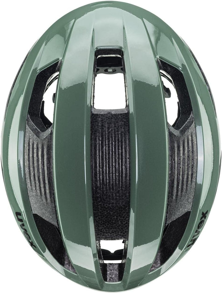 Uvex Rise Rennrad Fahrrad Helm grün/schwarz 2024 52-56 cm, 52-56 cm