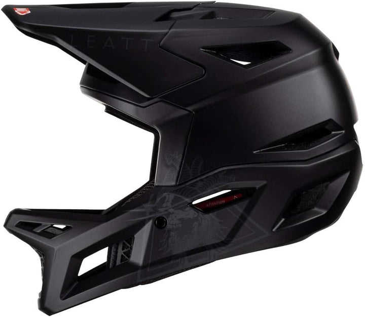 Leatt Unisex-Adult MTB Gravity 4.0 V23 Helmet XL Stealth, XL Stealth