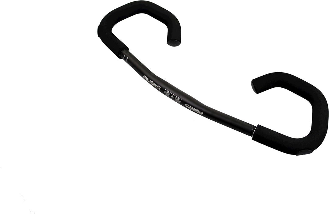 ergotec Fahrradlenker Lenkerbügel AHS-Basic Sport 25.4 / Aluminium AL6061-T6, mit Lenkerenden, Comfo