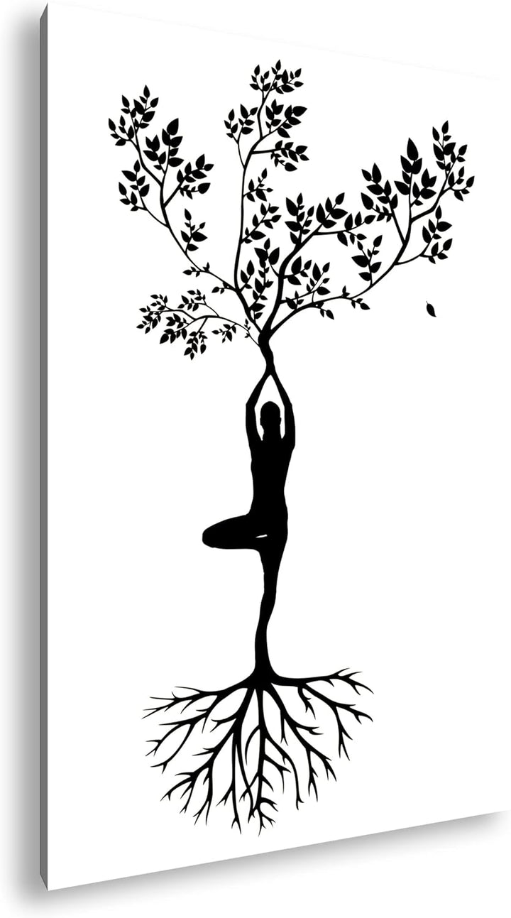 deyoli Menschlicher Baum Format: 80x60 Effekt: Sepia als Leinwandbild, Motiv fertig gerahmt auf Echt