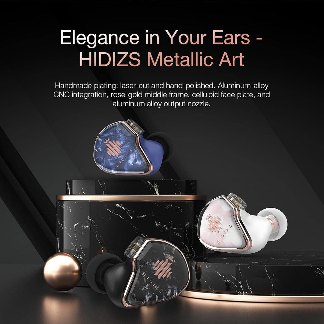 Hidizs MD4 4 symmetrische Armatur-Treiber, HiFi-In-Ear-Monitor, IEMs In-Ear-Kopfhörer, aktive Geräus