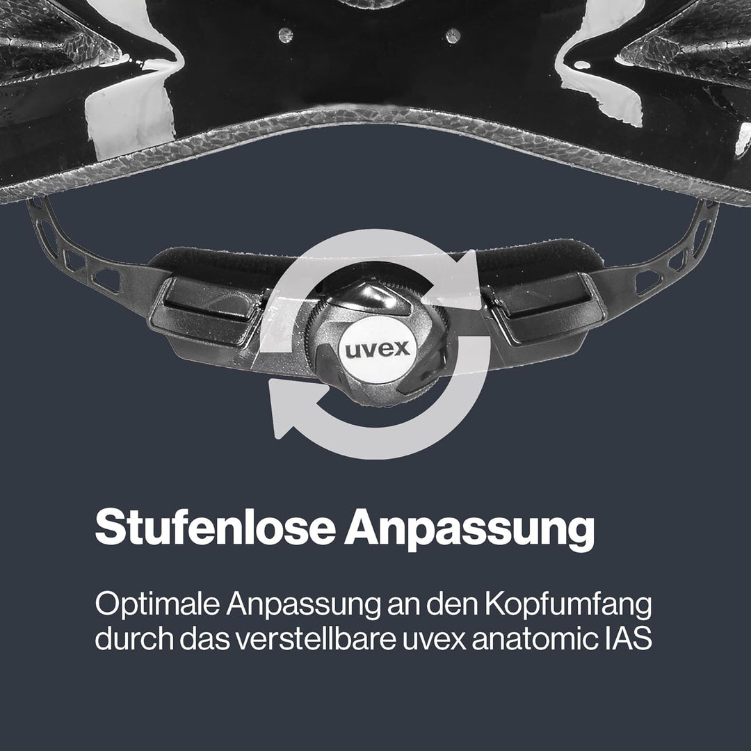 uvex i-vo - Leichter Allround-Helm für Damen und Herren - individuelle Grössenanpassung - erweiterba