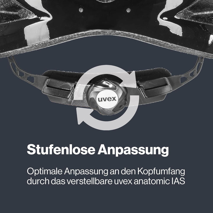 uvex i-vo - Leichter Allround-Helm für Damen und Herren - individuelle Grössenanpassung - erweiterba