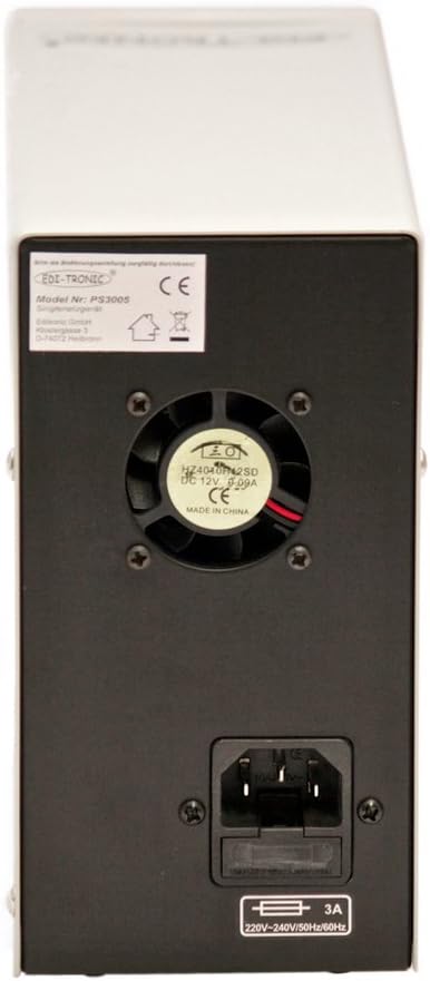 edi-tronic Regelbares DC Labornetzgerät 0-30V 0-5A PS3005 Labornetzteil Netzgerät regelbar Netzteil