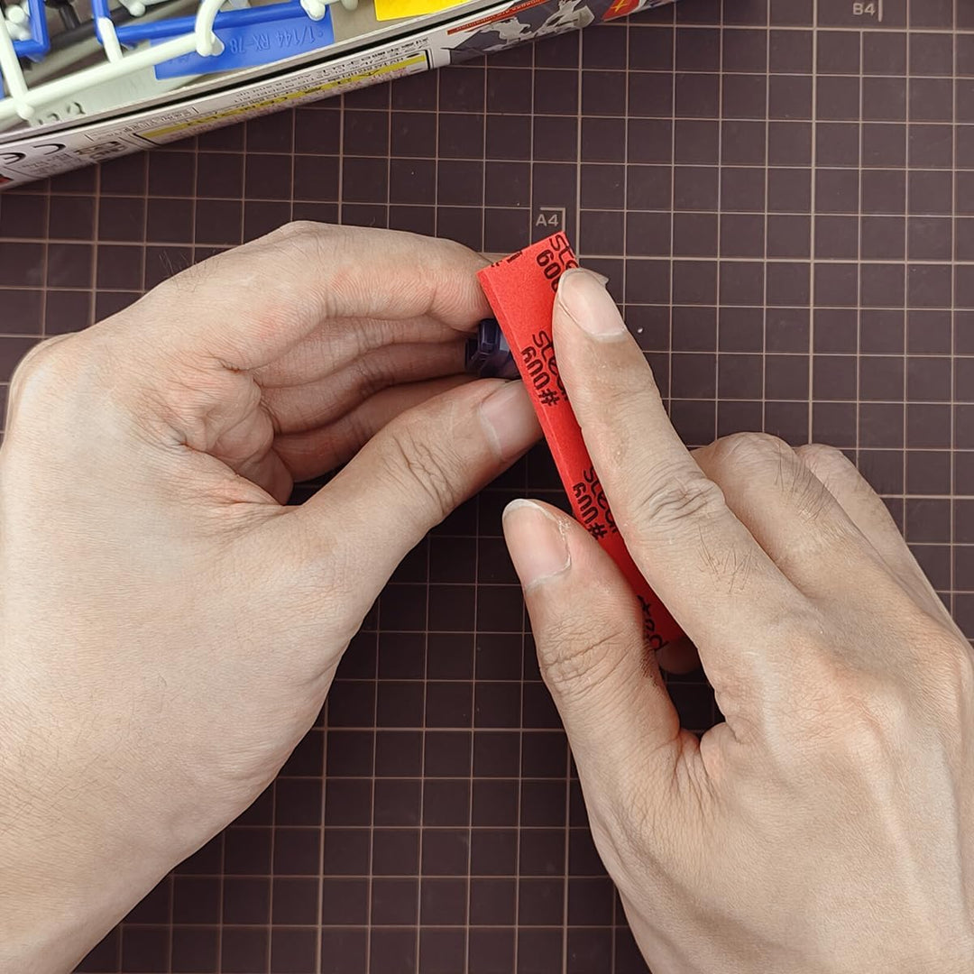 stedi Schleifschwamm für Modell Gundam Building, 3 mm Hobby-Modellwerkzeuge, Handschleifblock, wasse