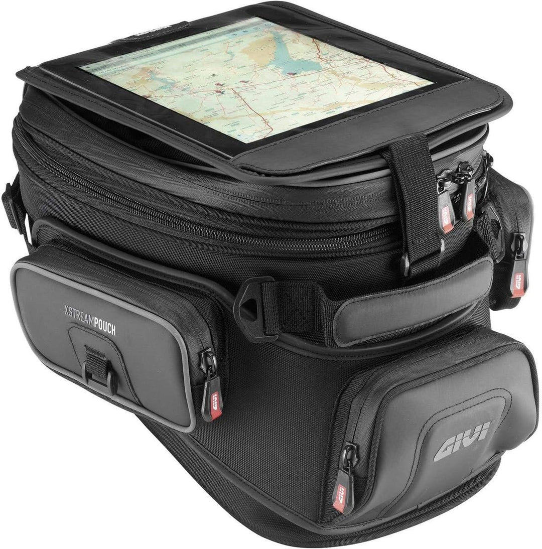 Givi Tankrucksack Set XS308 16 - 25 ltr. (M) Schwarz, 16 - 25 ltr. (M) Schwarz