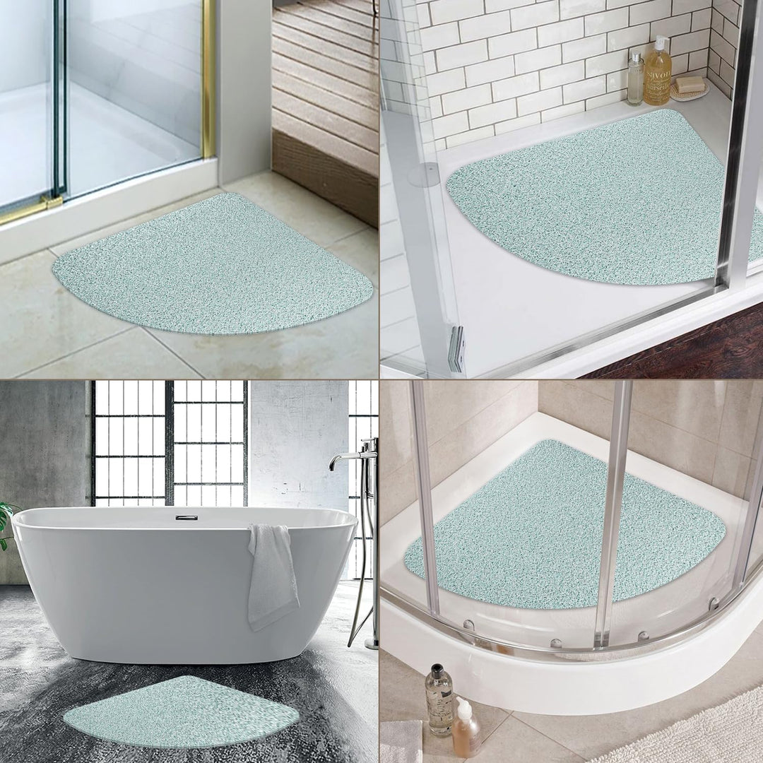 Walant Duschmatte rutschfest Waschbar,PVC Luffa Badematte,Schnell trocknend,Anti-Rutsch, Hervorragen