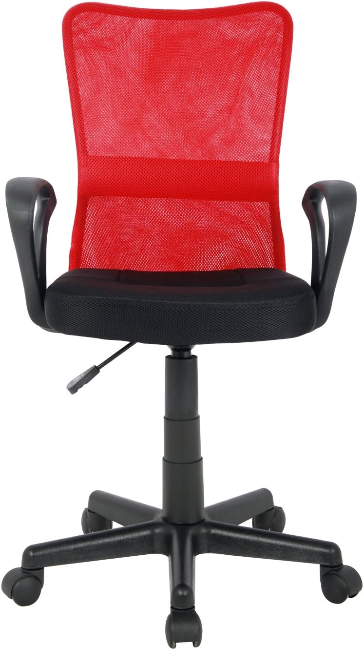 SixBros. Bürostuhl,Schreibtischstuhl, Drehstuhl für’s Büro oder Kinderzimmer, stufenlos höhenverstel