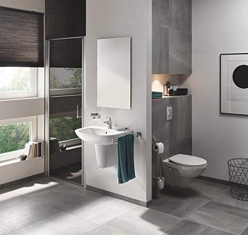 Grohe Bauflow Waschtischarmatur, S-Size, mit Zugstange, 23801000 S-Size Mit Zugstange und EcoJoy Sin