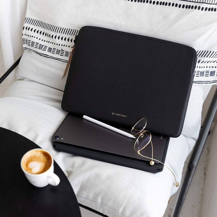 Comfyable Tablet Sleeve Kompatibel für iPad Pro 12,9 Zoll M2 2022 M1 2021 & Smart/Magic Keyboard mit