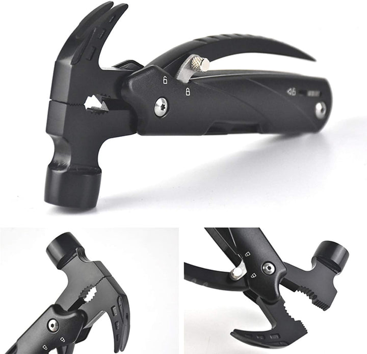 Geschenke für Männer, 12 in 1 Multifunktionstool, Multifunktionswerkzeug Hammer, Geschenke für Papa,