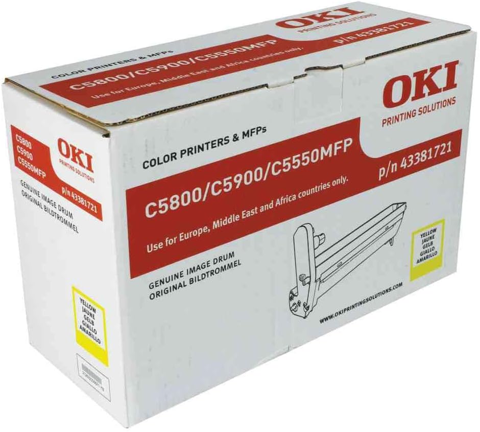 OKI 43381721 Bildtrommeleinheit gelb für C5800 / 5900